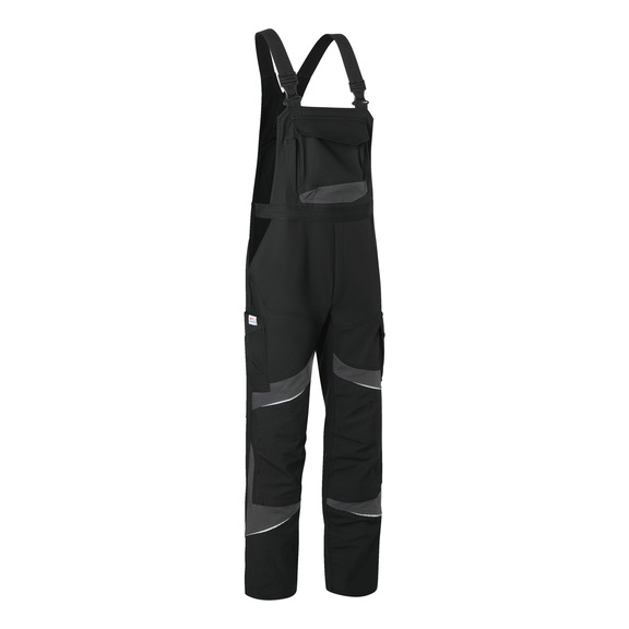 K&Uuml;BLER Latzhose HIGH PSA 2 schwarz/anthrazit Gr&ouml;&szlig;e 23 3255 3421-9997-23 - ACTIVIQ cotton+ Latzhose HIGH PSA 2