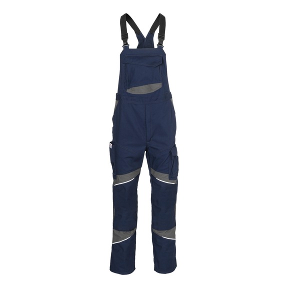 K&Uuml;BLER Dungarees, dark blue/anthracite, size 42 3450 3421-4897-42 - ACTIVIQ cotton+ dungarees