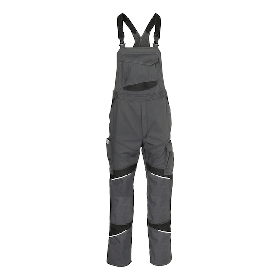 K&Uuml;BLER Dungarees, anthracite/black, size 98 3450 3421-9799-98 - ACTIVIQ cotton+ dungarees