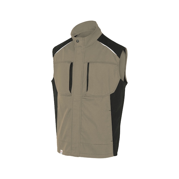 K&Uuml;BLER Weste sandbraun/schwarz Gr&ouml;&szlig;e XXL 7250 5365-2599-XXL - ACTIVIQ Weste