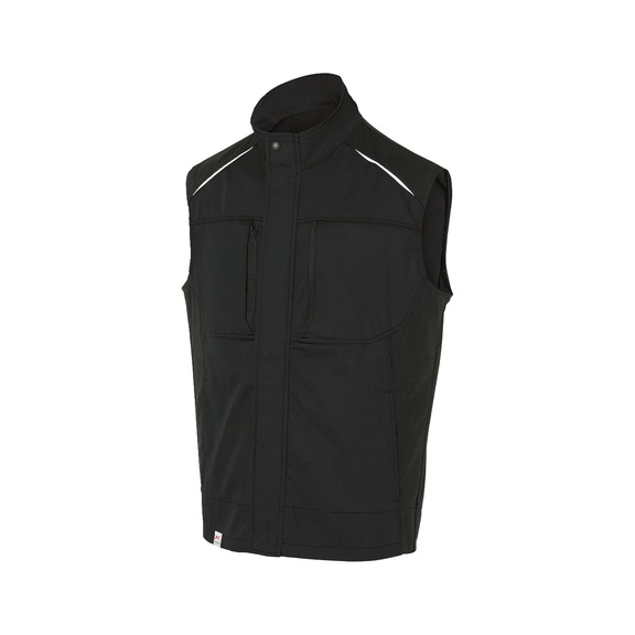 K&Uuml;BLER Black waistcoat, size L 7250 5365-99-L - ACTIVIQ Vest