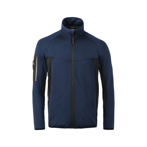 K&Uuml;BLER Stretchjacke dunkelblau/schwarz Gr&ouml;&szlig;e S 1346 6303-4899-S - ATHLETIQ Strechjacke