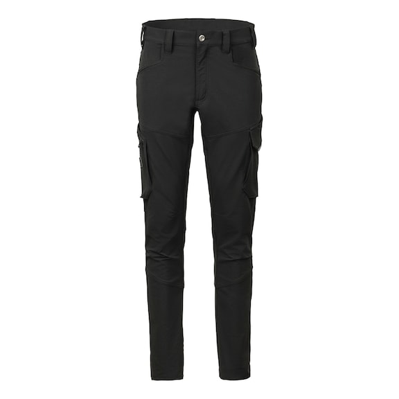 K&Uuml;BLER Black stretch trousers, size 48 2343 7301-99-48 - ATHLETIQ stretch trousers