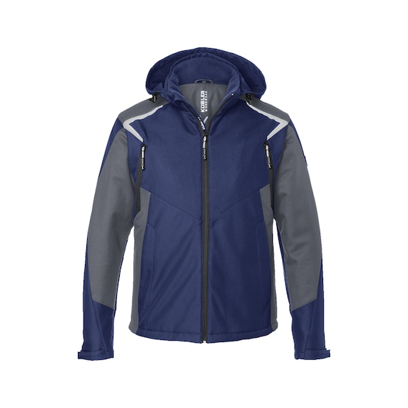 K&Uuml;BLER Winter Softshell Jacke dunkelblau/anthrazit Gr&ouml;&szlig;e M 1325 5375-4897-M - Winter Softshell Jacke