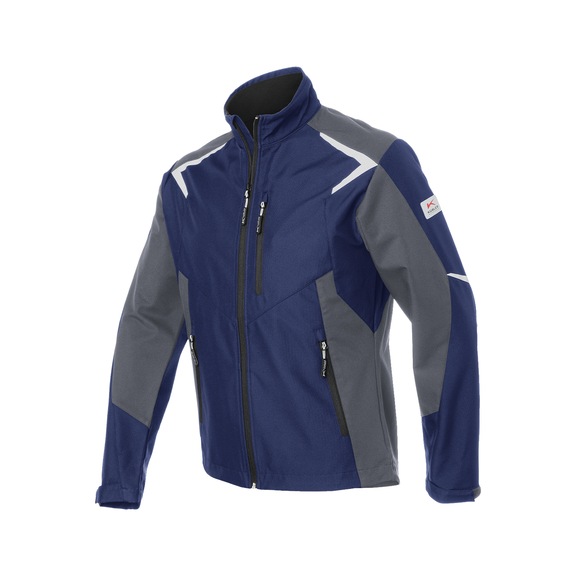 K&Uuml;BLER BODYFORCE softshell jacket, dark blue/anthracite, size S 1425 5375-4897-S - BODYFORCE Softshell Jacket