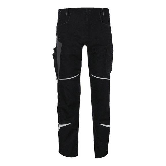 K&Uuml;BLER Trousers, black/anthracite, size 29 2225 5302-9997-29 - BODYFORCE Trousers