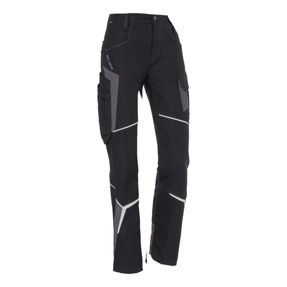 K&Uuml;BLER Women’s trousers, black/anthracite, size 34 2325 5302-9997-34 - ACTIVIQ cotton+ Trousers 2250
