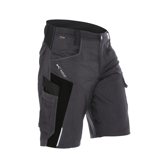 K&Uuml;BLER Shorts anthrazit/schwarz Gr&ouml;&szlig;e 48 2425 5302-9799-48 - BODYFORCE Shorts