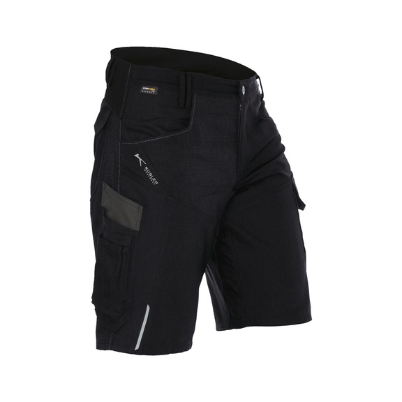K&Uuml;BLER Black shorts, size 44 2425 5302-99-44 - BODYFORCE Shorts