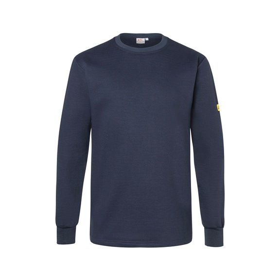 K&Uuml;BLER ESD sweatshirt, dark blue, size S 5314 5384-48-S - ESD Sweatshirt 5314