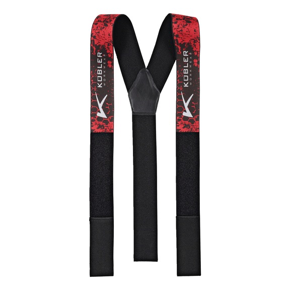 K&Uuml;BLER FOREST braces, red/black 8750 9123-5699-ST - FOREST Braces