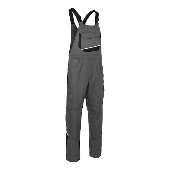 K&Uuml;BLER Latzhose anthrazit/schwarz Gr&ouml;&szlig;e 42 3140 5336-9799-42 - ICONIQ Latzhose