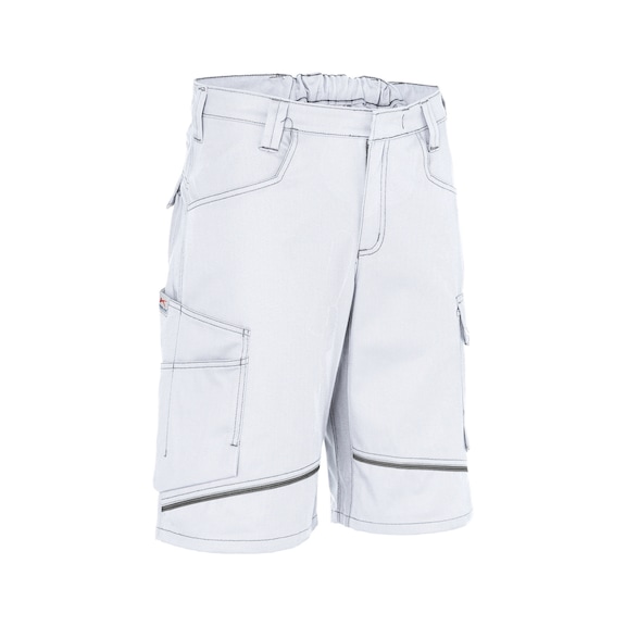 K&Uuml;BLER Cotton Shorts wei&szlig;/anthrazit Gr&ouml;&szlig;e 46 2440 1301-1097-46 - ICONIQ cotton Shorts