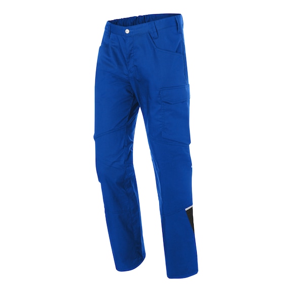 K&Uuml;BLER Trousers, cobalt blue/black, size 66N 2345 5380-4699-66N - ICONIQ PRO Trousers