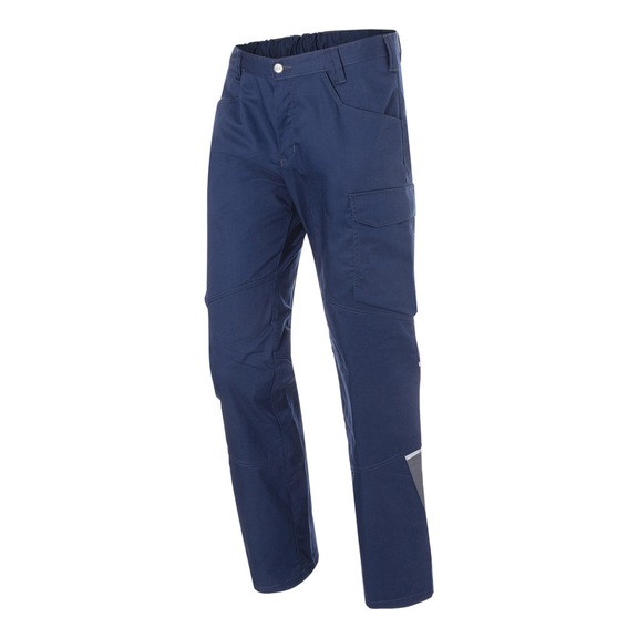 K&Uuml;BLER Trousers, dark blue/medium grey, size 42N 2345 5380-4895-42N - ICONIQ PRO Trousers