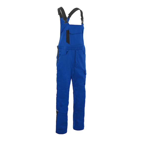 K&Uuml;BLER Dungarees, cobalt blue/black, size 44L 3145 5380-4699-44L - ICONIQ PRO dungarees