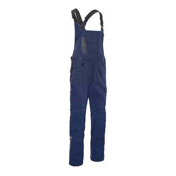 K&Uuml;BLER Dungarees, dark blue/medium grey, size 48L 3145 5380-4895-48L - ICONIQ PRO dungarees