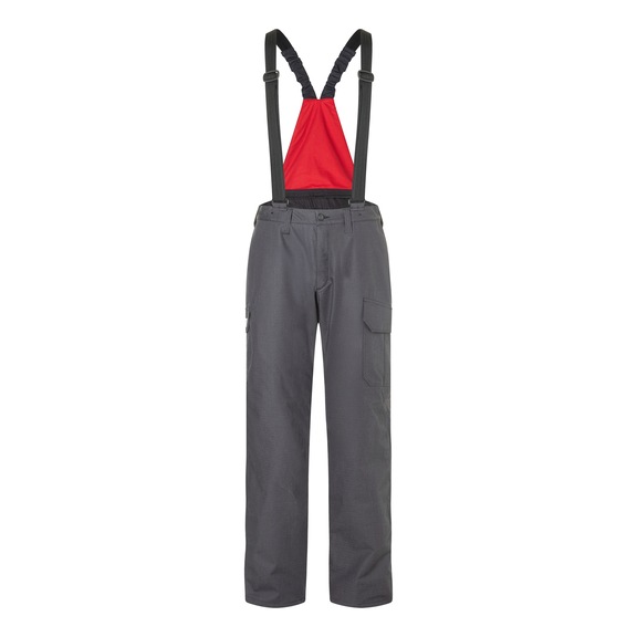 K&Uuml;BLER ARC1 PSA 3 weather dungarees, anthracite, size S-89 3392 8322-97-S-89 - PROTECTIQ Weather-Resistant Dungarees ARC1 PPE 3