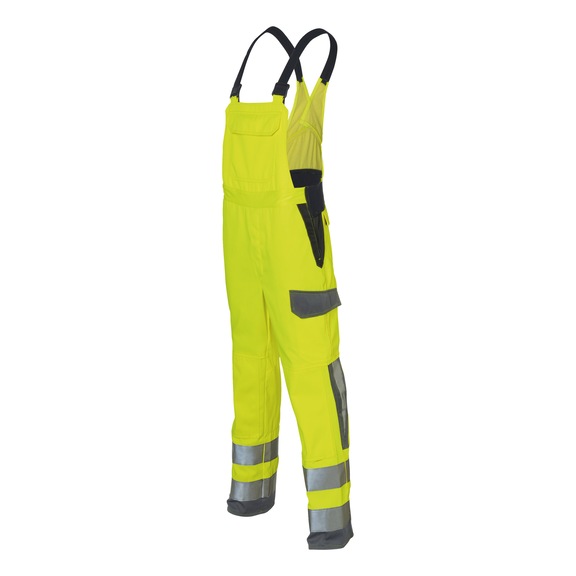 K&Uuml;BLER Latzhose ARC2 PSA 3 warngelb/anthrazit Gr&ouml;&szlig;e 102 3394 8420-3497-102 - PROTECTIQ HIGH VIS Latzhose ARC2 PSA 3