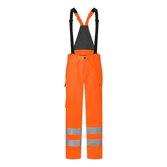 K&Uuml;BLER Wetterlatzhose ARC2 PSA 3 warnorange Gr&ouml;&szlig;e XL-78 3395 8430-37-XL-78 - PROTECTIQ HIGH VIS Wetterlatzhose ARC2 PSA 3