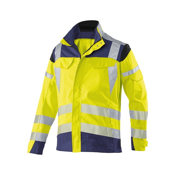 K&Uuml;BLER REFLECTIQ Jacket PSA 2 high-vis yellow/dark blue Size 25 1207 8340-3448-25 - PSA 2 Jacket