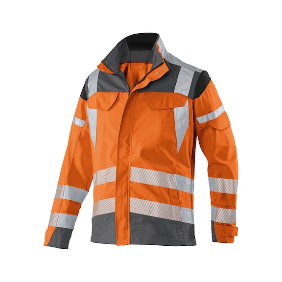 K&Uuml;BLER REFLECTIQ PPE 2 jacket, high-vis orange/anthracite, size 64 1207 8340-3797-64 - PSA 2 Jacket