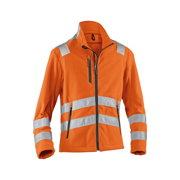 K&Uuml;BLER REFLECTIQ Fleece Jacket PSA 2 High-Visibility Orange Size M 1407 8339-37-M - Fleece jacket PSA 2