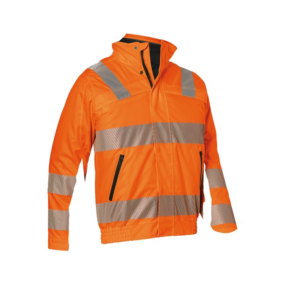 K&Uuml;BLER REFLECTIQ Weather Jacket PSA 2, high-vis orange, size M 1977 8228-37-M - Weather Blouson PSA 2