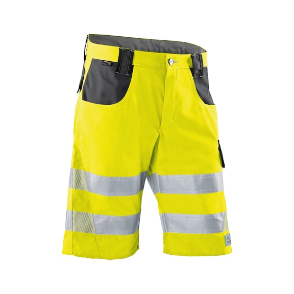 K&Uuml;BLER REFLECTIQ Shorts PSA 2 high-vis yellow/anthracite Size 56 2307 8340-3497-56 - REFLECTIQ Shorts PSA 2