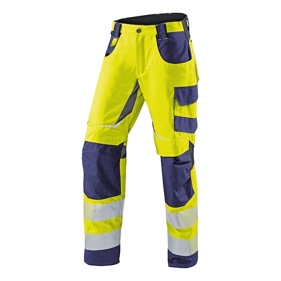 K&Uuml;BLER Sommerhose REFLECTIQ PSA 2 warngelb/dunkelblau Gr&ouml;&szlig;e 30 2407 8343-3448-30 - REFLECTIQ Sommerhose PSA 2