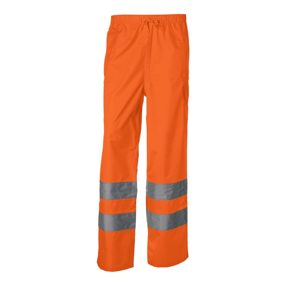 K&Uuml;BLER REFLECTIQ Rain Trousers PSA 2 High-Visibility Orange Size XXL 2995 8228-37-XXL - REFLECTIQ Rain Trousers PSA 2