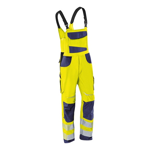 K&Uuml;BLER Latzhose PSA 2 warngelb/dunkelblau Gr&ouml;&szlig;e 44 3207 8340-3448-44 - REFLECTIQ Latzhose PSA 2