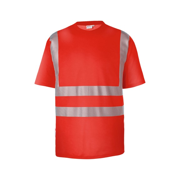 K&Uuml;BLER REFLECTIQ T-shirt PSA 2 bright red, size S 5043 8227-54-S - REFLECTIQ T-shirt PSA 2