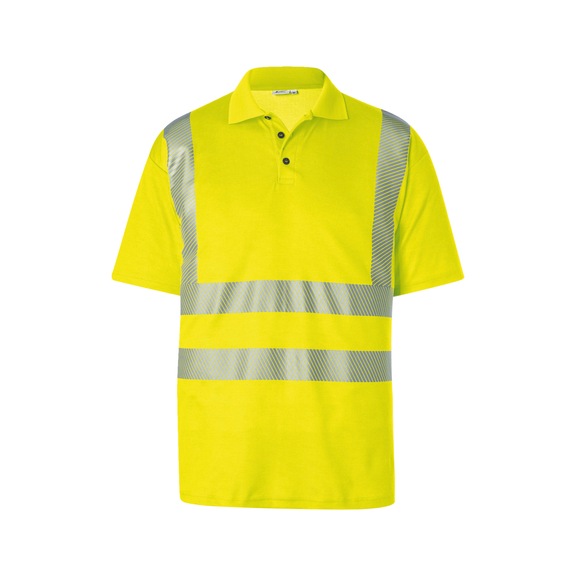 K&Uuml;BLER REFLECTIQ Polo PSA 2 high-vis yellow, size 4XL 5142 8205-34-4XL - REFLECTIQ Polo PSA 2