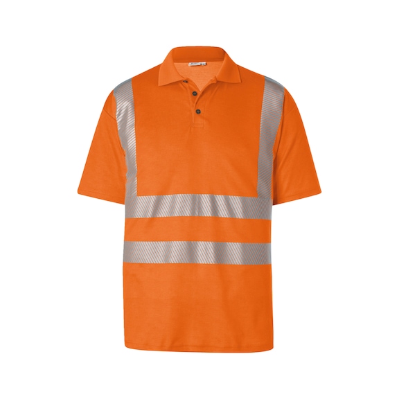 K&Uuml;BLER REFLECTIQ Polo PSA 2 high-vis orange Size L 5142 8205-37-L - REFLECTIQ Polo PSA 2