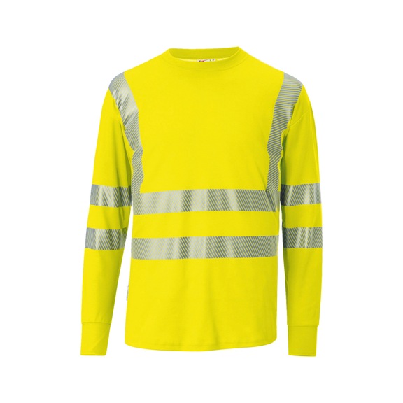 K&Uuml;BLER Longsleeve PSA 2 warngelb Gr&ouml;&szlig;e XL 5145 8205-34-XL - REFLECTIQ Longsleeve PSA 2