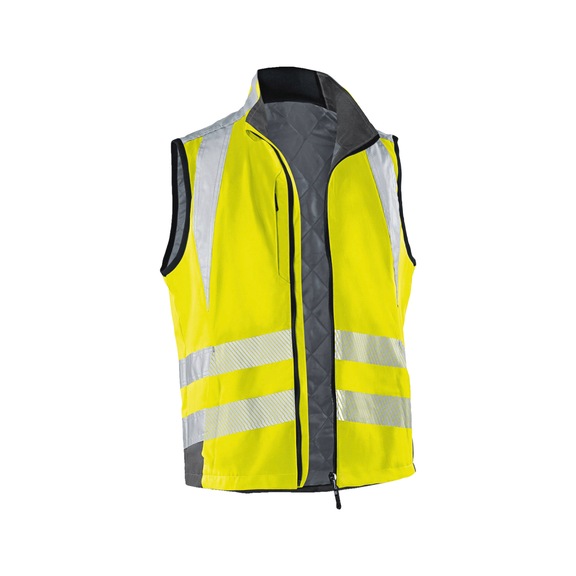 K&Uuml;BLER Weste PSA 2 warngelb/anthrazit Gr&ouml;&szlig;e S 7207 8340-3497-S - REFLECTIQ Weste PSA 2