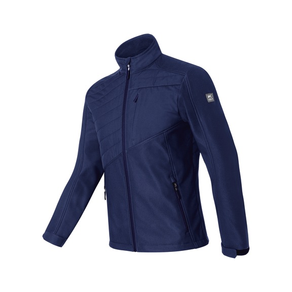 K&Uuml;BLER Softshell jacket, hybrid, dark blue, size XS 1344 2401-48-XS - Hybrid softshell jacket