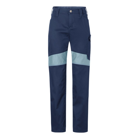 K&Uuml;BLER Women’s trousers, dark blue/ice blue, size 48 2560 3342-4844-48 - REFORCE women’s trousers