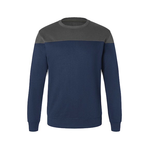 K&Uuml;BLER SHIRTS Dark blue/dark grey sweatshirt, size 4XL 5222 6406-4898-4XL - SHIRTS Sweatshirt 5222