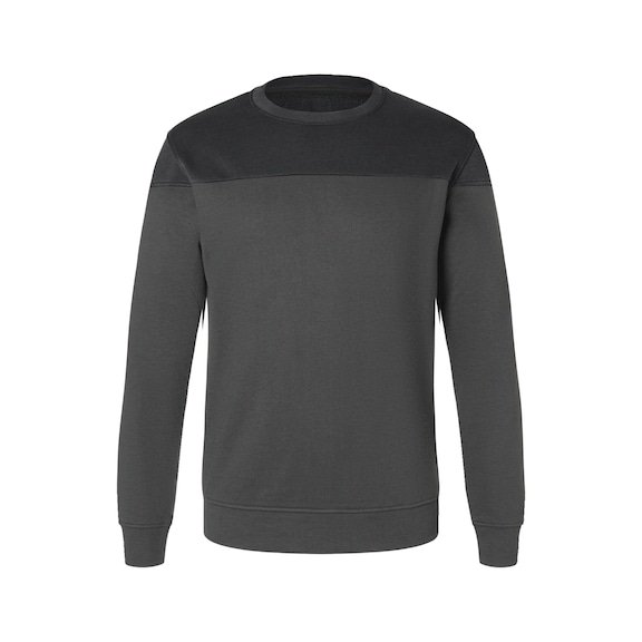 K&Uuml;BLER SHIRTS Dark grey/black sweatshirt, size L 5222 6406-9899-L - SHIRTS Sweatshirt 5222