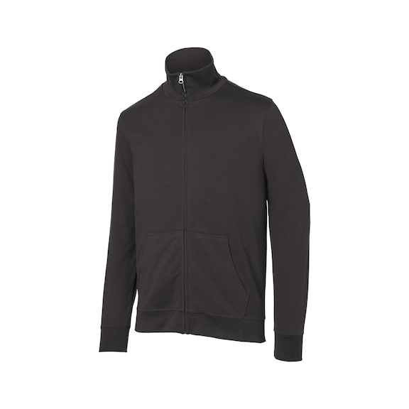 K&Uuml;BLER Sweatjacke anthrazit Gr&ouml;&szlig;e XXL 5021 6330-97-XXL - SHIRTS Sweatjacke