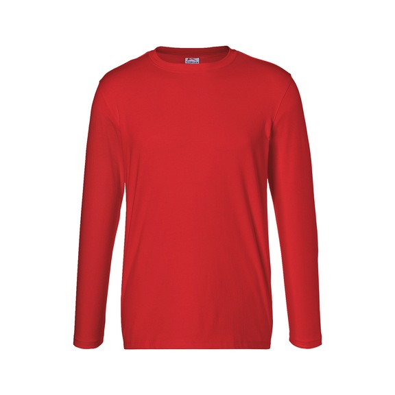 K&Uuml;BLER Medium red long-sleeved top, size XS 5025 6240-55-XS - SHIRTS Long-sleeved T-shirt