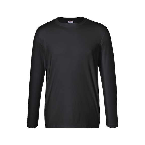 K&Uuml;BLER Black long-sleeved top, size XS 5025 6240-99-XS - SHIRTS Long-sleeved T-shirt