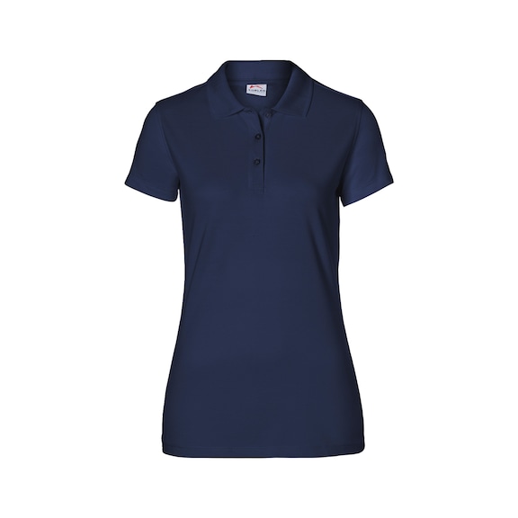 K&Uuml;BLER Women’s polo shirt, dark blue, size XS 5026 6239-48-XS - SHIRTS Women’s polo shirt