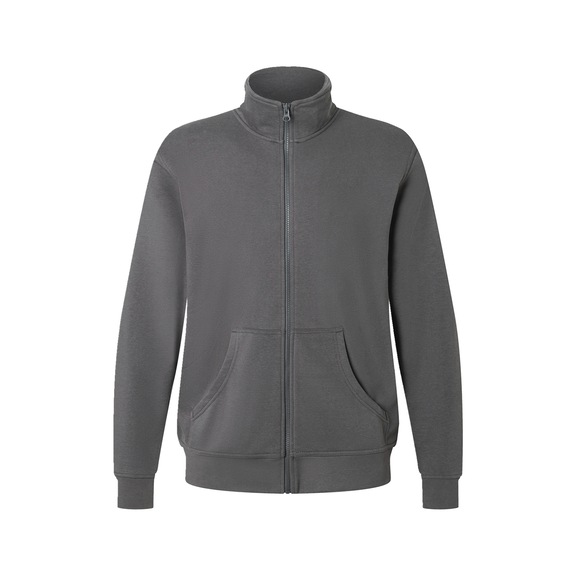K&Uuml;BLER SHIRTS Sweat jacket, anthracite, size 4XL 5235 6406-97-4XL - SHIRTS Sweatshirt