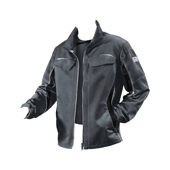 K&Uuml;BLER Jacket, anthracite/black, size 62 1324 5353-9799-62 - PULSSCHLAG jacket