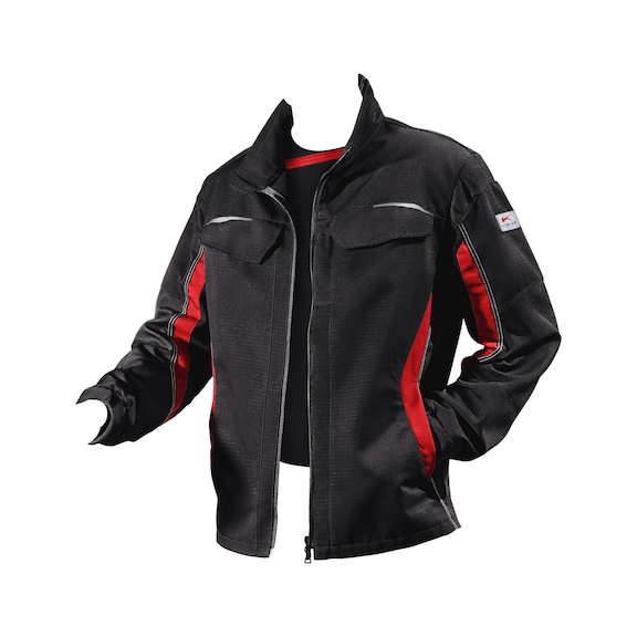K&Uuml;BLER Jacke schwarz/mittelrot Gr&ouml;&szlig;e 58 1324 5353-9955-58 - PULSSCHLAG Jacke