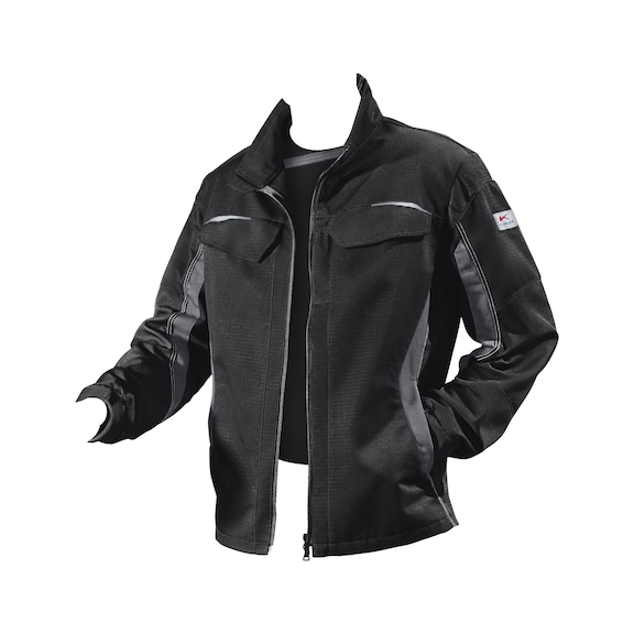 K&Uuml;BLER Jacket, black/anthracite, size 60 1324 5353-9997-60 - PULSSCHLAG jacket