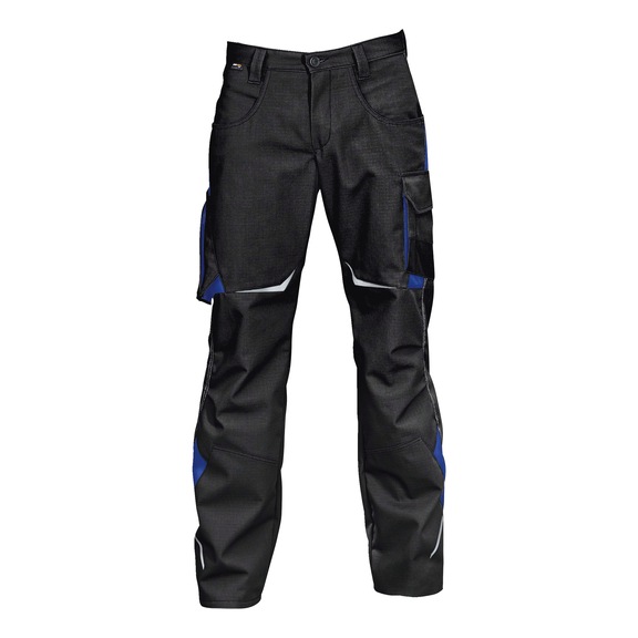 K&Uuml;BLER Trousers, black/cobalt blue, size 106 2424 5353-9946-106 - PULSSCHLAG Trousers